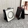 New Frosted Leather Pineapple Texture Ring Holder Magnetic Phone Case for Samsung Galaxy Z Flip 7 6 5 4 3 Wireless Charge Cover