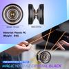 MAGICYOYO K2 Black Responsive Yoyo for Kids Beginners with Extra Unresponsive Yoyo Pro Plastic Trick Yoyo for Yoyo Bag Bearing, Adults+12