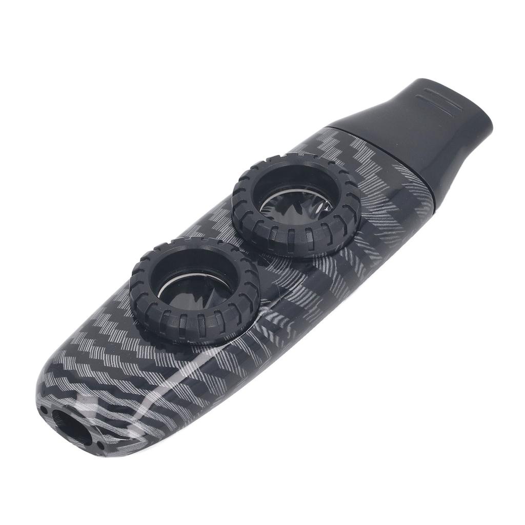 Kazoo-Flöte, Doppellochflöte, verstellbares Musikalisches Blasinstrument mit Membran zum Spielen