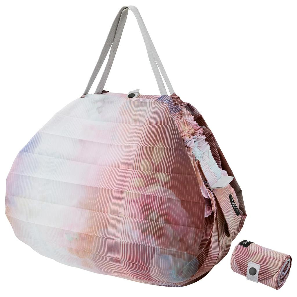Myrna Shupatto Compact Medium Shupatto Eco Bag of Recycled in One S489WS Bag, (Dreamy Conservatory/Koharu), (Made 100% Fabric/Folds Go), Foldable,