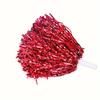 2 Stück Cheerleader-Pompons mit Kunststoffgriff, bunte Metallic-Folien-Pompons für Cheerleader, temperamentvolle Sport-Tanz-Aufmunterungs-Requisiten für Frauen