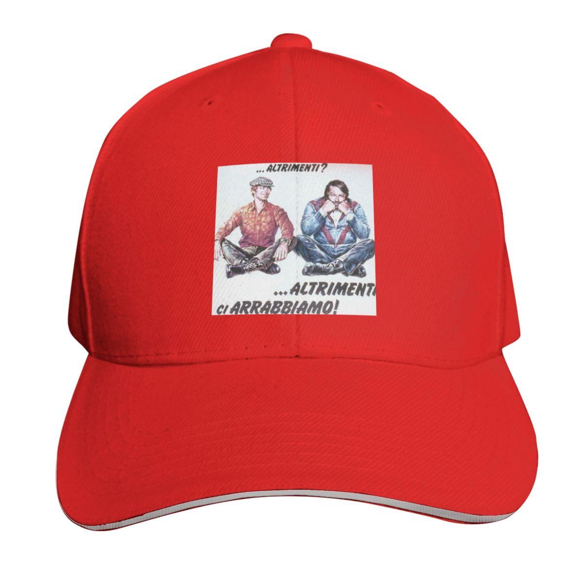 Maglietta Bud Spencer Terence Hill Cap Fashion Casual Baseball Caps Adjustable Hat Hip Hop Summer Unisex Baseball Hats One Size