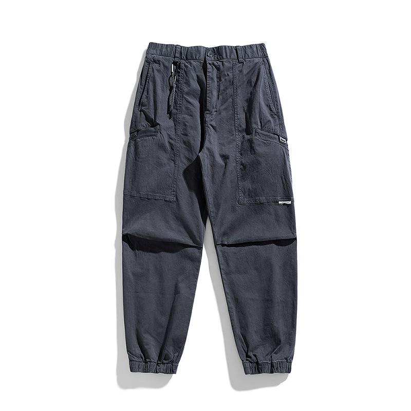Men's Trousers, Long Pants, Work Pants, Japanese Retro Design, Fashionable, Simple and Versatile