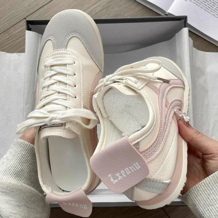 

Dexun shoes women s shoes 2025 new spring and autumn shoes versatile Forrest Gump shoes sports shoes casual board shoes women s 41 [Strength Factory - Undertake Foreign Trade] рожевий