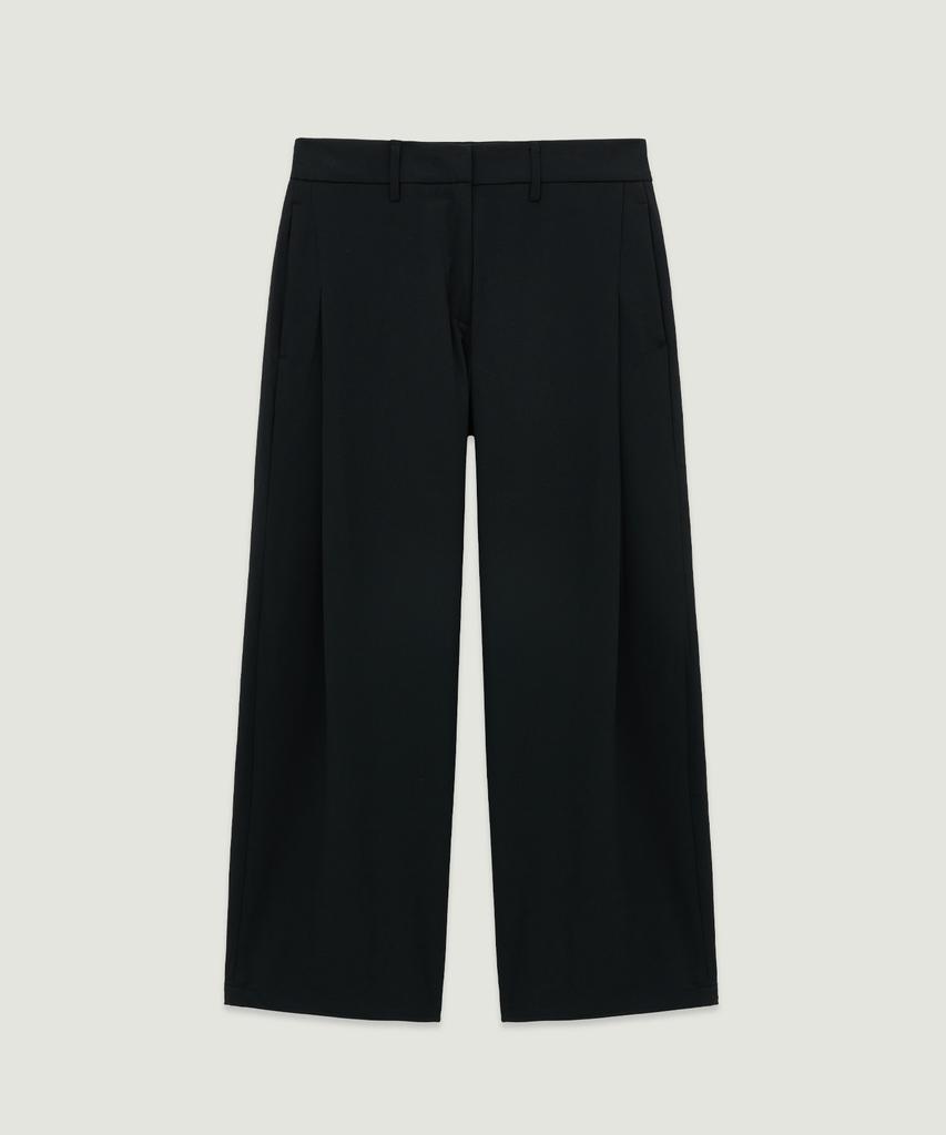 LMOOD WOMEN Kendo Low Wide Slacks Black