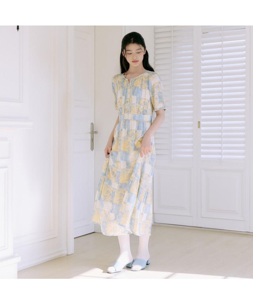 THURSDAY ISLAND Ethnic Pattern Dress_T264Mop269W