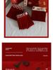 Red New Year Zodiac Boxer Shorts Gift Box - Pure Cotton Underwear for Family Celebrations and Weddings