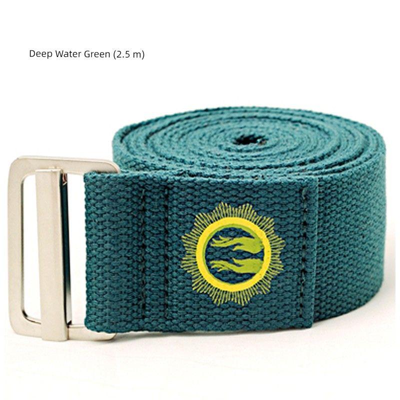 

Grom Yoga Belt Stretch Belt Lengthen, Widen, Thicken Non-Elastic Alloy Back Opening Yoga Rope Auxiliary Tool Stretch Strap