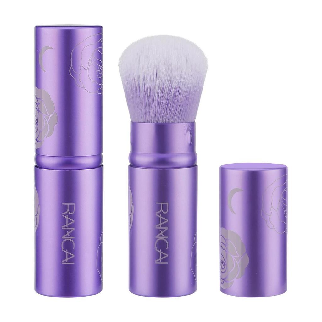 Retractable Travel Makeup Brush: Portable Blush & Powder Tool