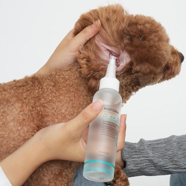 Bridgetail Dog Cat Petocera Ear Cleanser Clyer EEF, koreanisches Haustiershampoo