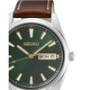 Seiko SUR449P1 Quartz Watch, Green Dial, Calf Leather Strap, Men's