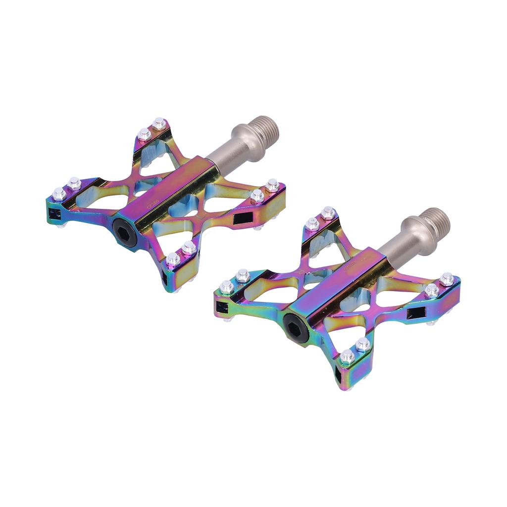 GUB 1 Pair Mountain Bike Colorful Pedals Road Bicycle AntiSlip Alloy Pedals Replacement