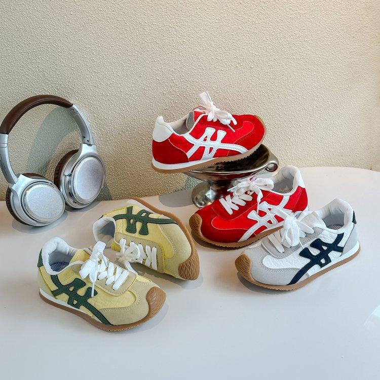 Children's Forrest Gump shoes 2025 new girls breathable casual shoes spring and autumn boys sports shoes medium and large children's versatile mesh