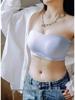 Seamless Push-Up Strapless Bandeau Bra for Women - Anti-Slip, Non-Drop, Backless Design, Enhances Small Chest