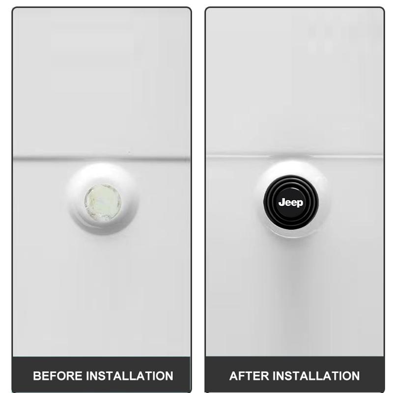 Bil Dörr Anti-Kollisions Silikonkuddar Stötdämpande Packning Lämplig för Jeep Patriot Liberty Renegade Compass Grand Cherokee Wrangler