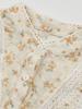 Spring 2026 Women's Casual Lace Patchwork Printed Top - European & American Style