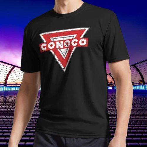 New Shirt Conoco Oil Logo T-Shirt Funny American Usa Unisex Size S-5XL S
