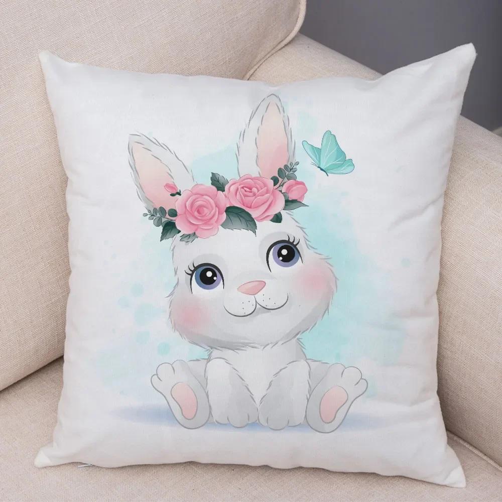 

Наволочка с принтом питомца собаки кошки Цвет Милый Мультяшный Животное Чехол для подушки Декор Диван Дом Детская комната 66x66cm бордовый