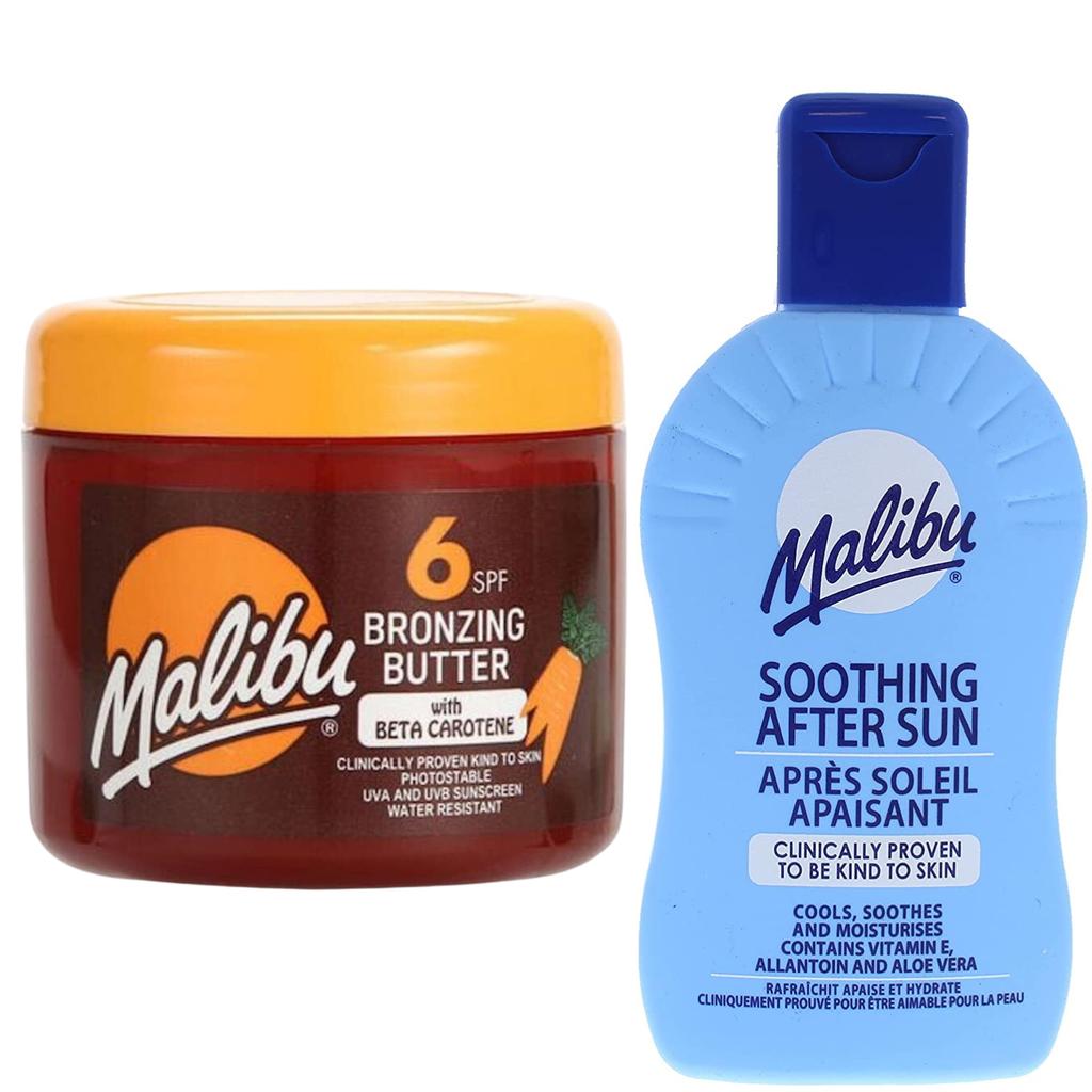 Malibu Tanning Accelerator SPF6 + After Sun Balm 200ml
