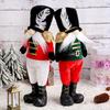 Christmas Soldier Telescopic Figure Retractable Height Adjustable Faceless Ornament Christmas Festive Decoration