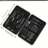 24pcs Nail Clippers Set High Precision Stainless Steel Nail Files Sharp Nail Clippers and Nail Files Set, Convenient and Portable