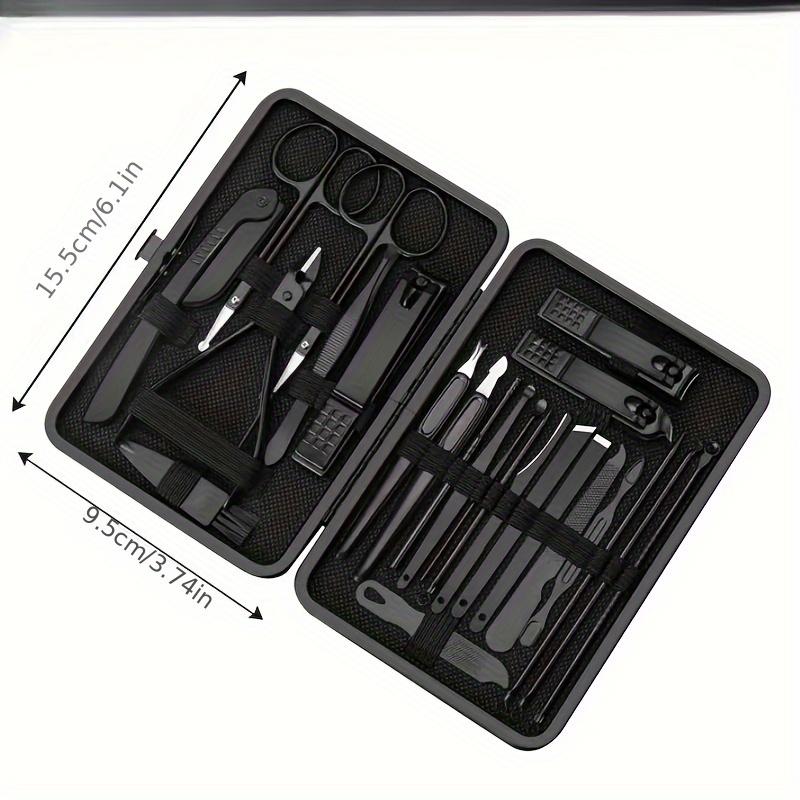 24pcs Nail Clippers Set High Precision Stainless Steel Nail Files Sharp Nail Clippers and Nail Files Set, Convenient and Portable