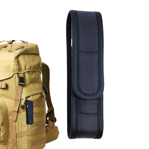 Flashlight Holster | Flashlight Waist Pack Belt Pouch - Waterproof Nylon Portable Flashlight Holder, Duty Belt Accessory for Fishing, Hiking, and Outd