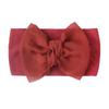New baby nylon headband, baby cute bow wide-sided double-knotted headscarf, children's headband.