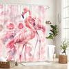 Vibrant Themed Polyester Bathtub Curtain - Stylish Printed Shower Curtain for Bathroom Decor, Charming Bathroom Accessory
