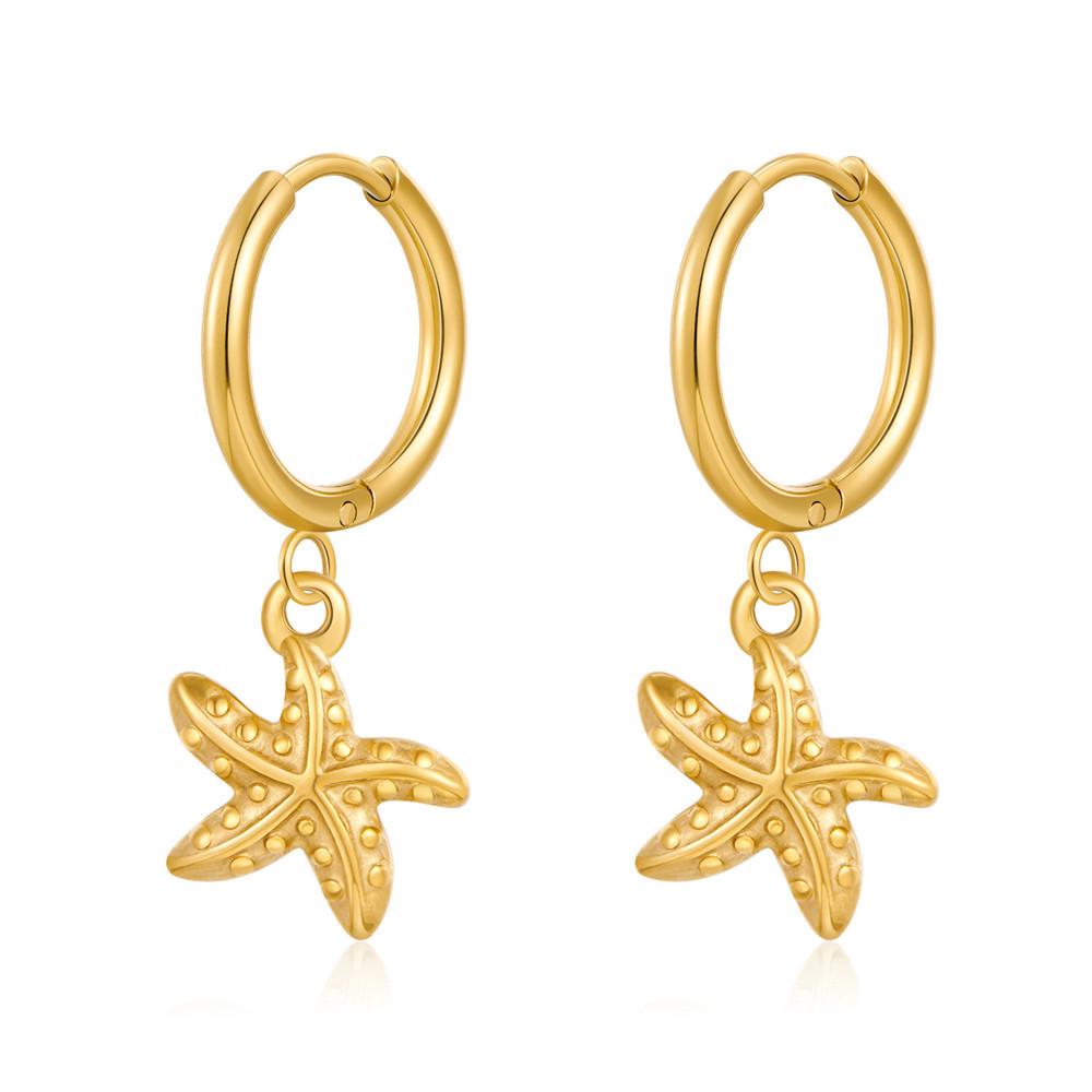 Elegant Starfish Ear Cuff for Women - Trendy, Chic, and Lightweight