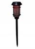 Lampka Solarna Ogrodowa Wbijana LED Zmienne Kolory Czarna 42cm 1szt
