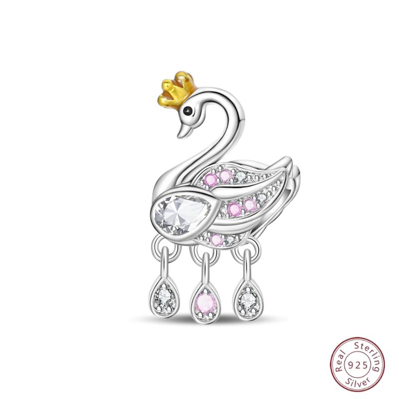 Copper Firefly Cute Cats And Dogs Beaded Pendant Suitable For Original Charms Bracelet Diy Exquisite Women Jewelry