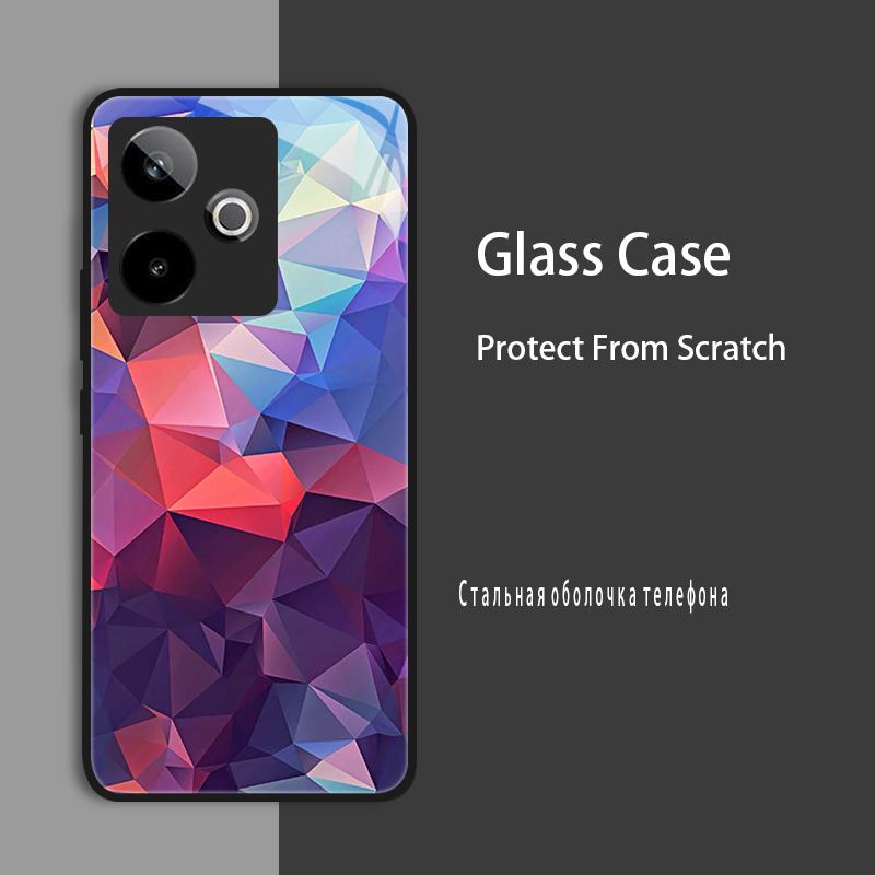 Etui na Realme GT7 5G RMX5061 Etui ze szkła hartowanego Twarda obudowa Dla Realme GT 7 Pro GT7 T RealmeGT 7T Etui ochronne Luksusowa Capa