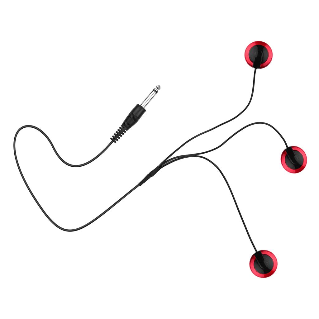 Adhezivní snímač nástroje Snímač akustické kytary Mini převodník s 1/4 palcovým konektorem pro