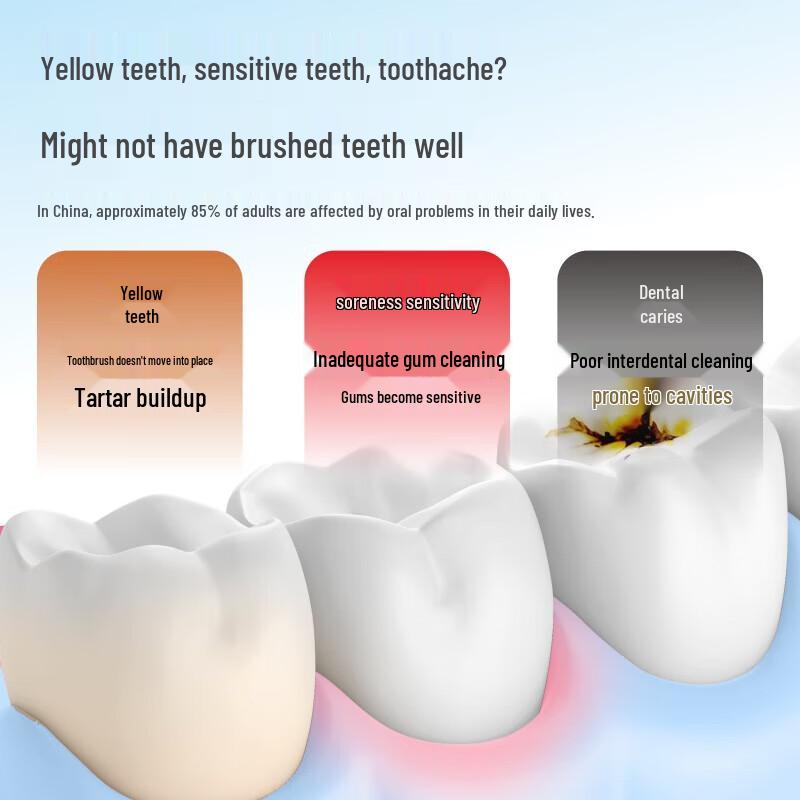 MEEEGOU MX609 Sonic Electric Toothbrush CN Plug (adapter Included)