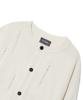 ULKIN Damaged Round Knit Cardigan_Ivory