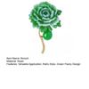 Peony Brooch Resin Flower Brooch Pin Retro Peony Lapel Pin Fashion Accessory