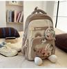 Schoolbag New High-value Japanese Ins Fresh and Sweet Candy-colored Backpack, Lightweight and Large-capacity Backpack for Junior and Senior High 