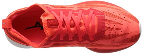 Mizuno Wave Aero 19 Running Shoes, Lightweight, Men's, Red/Red/White, Size 22.5 Cm, 2E, for Jogging, Marathons, Sports, and Training