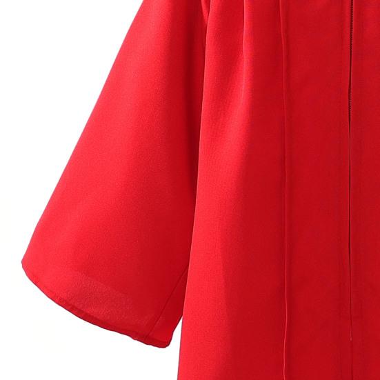 5 ks/sada bakalářských uniformních obleků zahrnuje klobouk, střapec, lano s vyznamenáním, štolu na zip, zapínání na promoci, župan, doktor, mistr, promoční párty oblečení