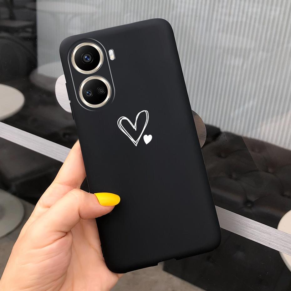 Cute Silicone Case For Huawei Nova 10 SE 2022 Fashion Girl Flower Phone Case For Huawei Nova 10 Pro Nova10 10Pro Soft Back Cover