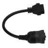 9PIN Female To OBDII 16pin Connector Cable J1939 Diagnose Interface Adapter for Truck