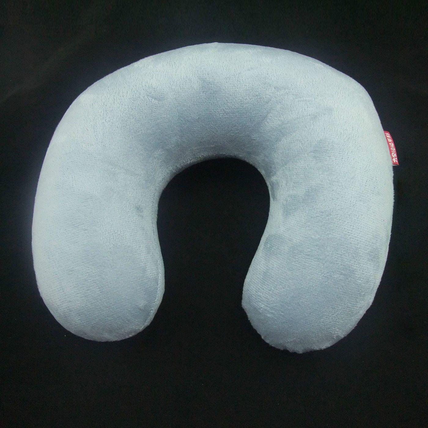 

Универсальный Легкий для переноски Замшевый Дорожный Мягкий Удобный Подушка Шея U-образная Надувная Подушка Голова