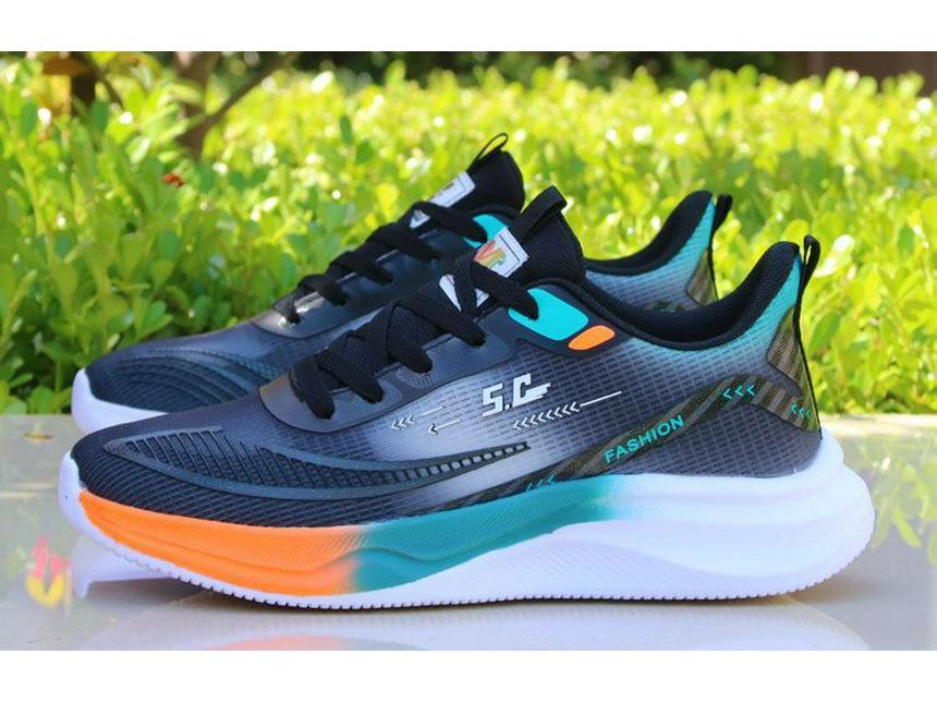 2025 Men's Summer Running Shoes - Trendy Thick Sole, Breathable Ice Silk Mesh Sneakers, Perfect for Travel