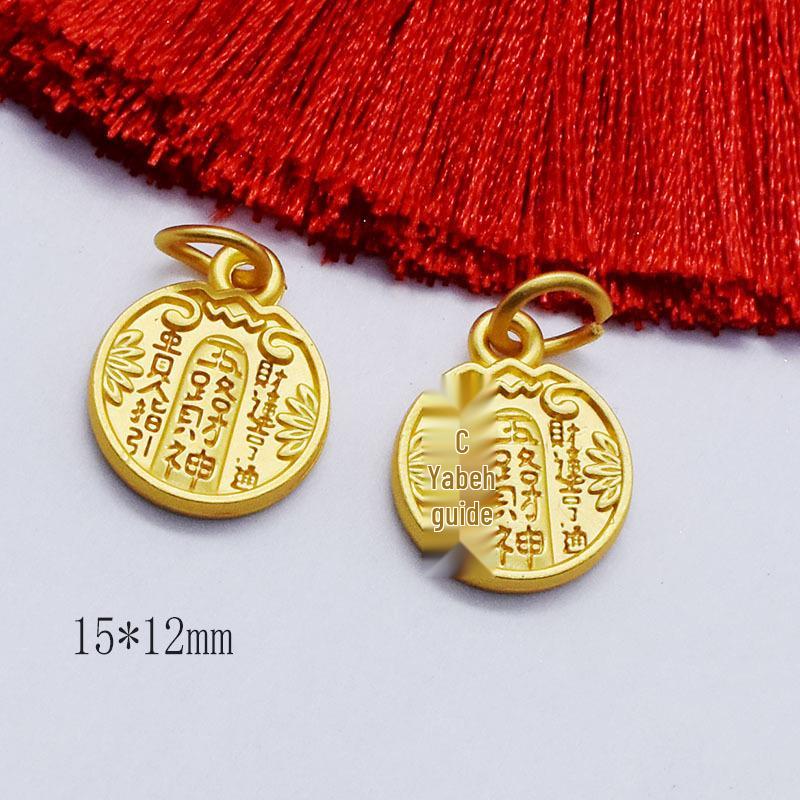 Позолоченный Подвеска-Разделитель «Пять Богов Богатства» и Счастливые Бусины для Изготовления Украшений