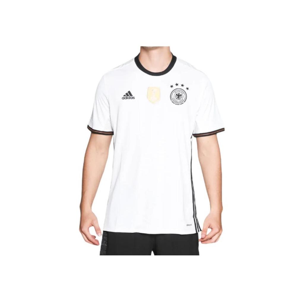 Adidas Outdoor Casual Sports Round Neck Pullover Short Sleeve Soccer Jersey Men Tops White AI5014