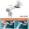 Universal 1440° Rotating Faucet Spray Head for Extension Mixer Taps Aerator Bubbler Nozzle Kitchen Faucet Robot Arm for Washbasin