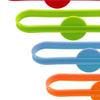 6Pcs/Bag Wine Tags Long Strips Dishwasher Safe Silicone Glass Bottle Strip Tag Marker for Cup