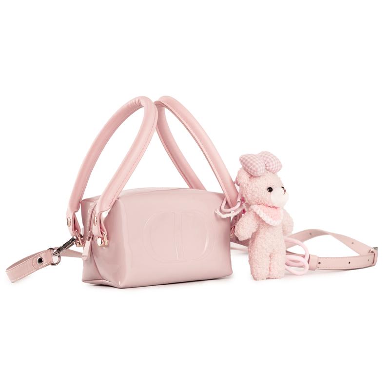 DIOR Bag [Customized Cosmetic Bag] Naughty Things Party Leather Bear's Thoughts Sweet and Exquisite Cute and Gentle Elegant Girly Heart Dating