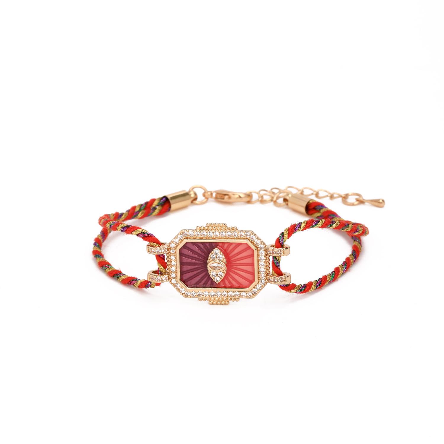 

Серьги-гвоздики Summer Beach Colorful Planet Eye женские позолоченные Colored Eye Bracelet